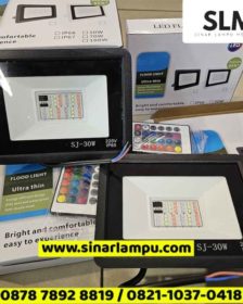 Lampu Sorot 30 Watt LED RGB Warna Warni IP65