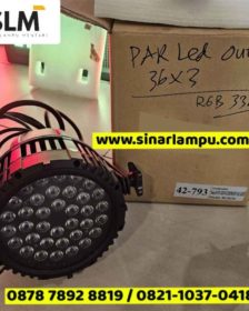 Lampu Sorot Panggung PAR LED Outdoor 36x3 Watt RGB