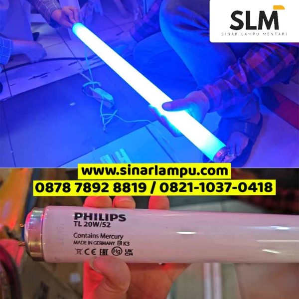 Lampu TL UV Bayi Kuning Philips 20 Watt Blue Light