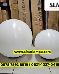 Lampu Taman Bulat Acrylic Polytheline Diameter 40cm dan 30cm