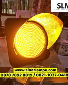 Lampu Traffic Light Warning Light Kuning 1 aspek Dia. 30cm