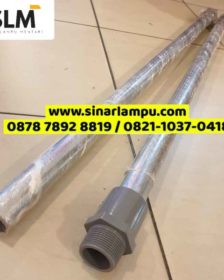 Tiang 1 Meter untuk Lampu Taman Bulat