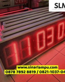 Lampu Display 3in1 6digit 10inch Jam Menit detik + buzzer MS190