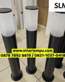 Kap Lampu Taman Pilar Cover Akrilik Susu 80cm