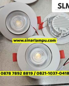 Lampu Downlight LED Spot 7 Watt Cahaya Warmwhite & Putih