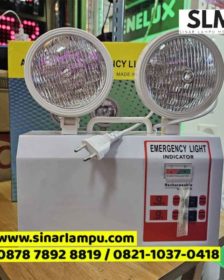 Lampu Emergency Mata Kucing 2x3 Watt LED Twin Lamp