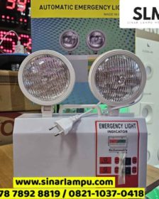 Lampu Emergency Mata Kucing 2x3 watt Cahaya Putih