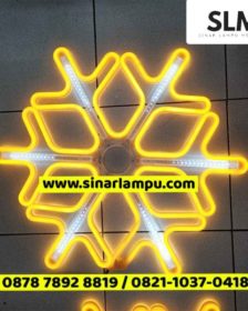 Lampu Hias Dekorasi LED Snow Cahaya Kuning