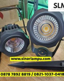 Lampu Sorot Taman 25 Watt COB Kuning Warmwhite 3000K