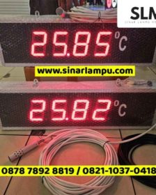 Lampu Display Temperatur Suhu Drying Room 4 Digit 4 inch + Buzzer