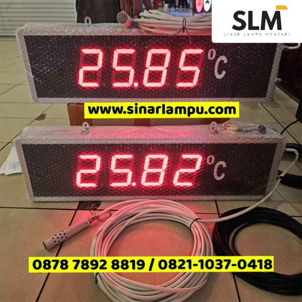 Lampu Display Temperatur Suhu Drying Room 4 Digit 4 inch + Buzzer