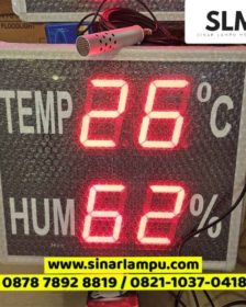 Lampu Display Temperatur dan Humidity 2 Digit