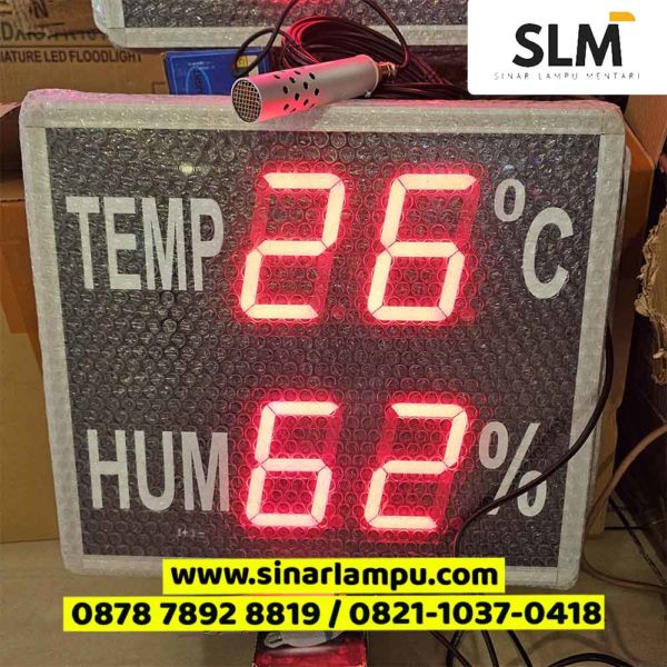 Lampu Display Temperatur dan Humidity 2 Digit