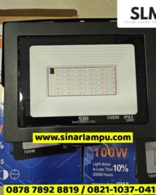 Lampu Sorot RGB 100 Watt LED IP65 220V SNI + Remote Control