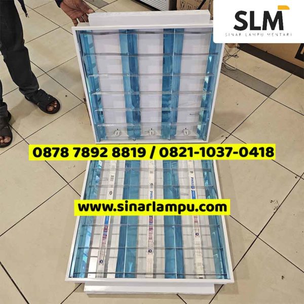 Kap Lampu RM Konde 3x8 Watt LED Ukuran 60x60 CM