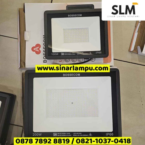 Lampu Sorot LED SMD Bossecom 100W dan 200W IP66