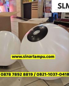 Lampu Taman Bulat Akrilik Polytelin Diameter 50cm dan 40cm