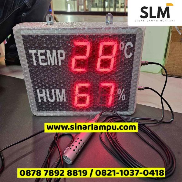 Lampu Display Temperatur & Humadity 2 Digit 3 Inch