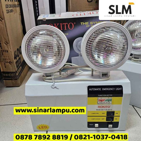Lampu Emergency Mata Kucing Hokito 2x3w LED Putih