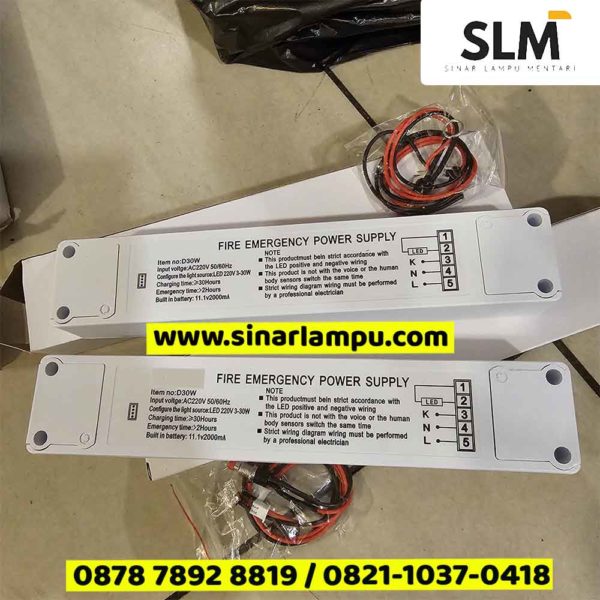 Emergency Powerpack Kit LED 3 - 30W Body Putih