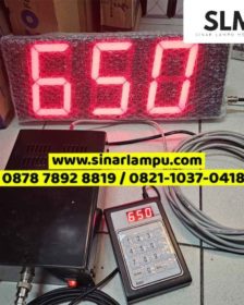 Lampu Display Gereja 3 Digit 5 Inch Cahaya Merah