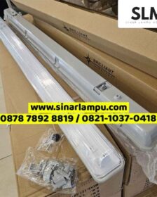Kap Lampu Waterproof Brilliant 1x40W atau 1x18 Watt LED