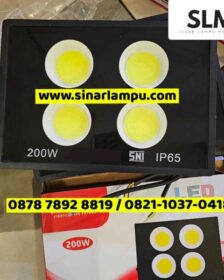 Lampu Sorot 200 Watt 4 Mata LED COB IP65 Waterproof