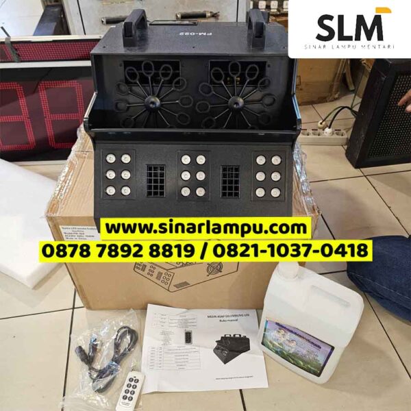 Mesin Bubble 300w with Mesin Asap 1200w Two in One