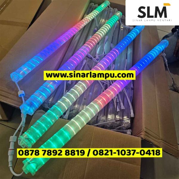 Lampu Hias Dekorasi LED Pelangi 1 Meter RGB 220V