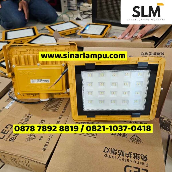 Lampu Sorot Explosion Proof 50 Watt LED Cahaya Putih