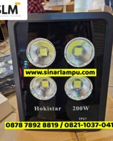 Lampu Sorot Hokistar 200 Watt 4 Mata LED IP66 Outdoor