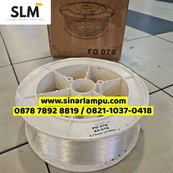Lampu Hias Fiber Optic Cable 0,75mm x 2700m