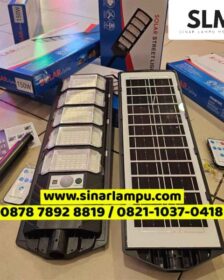 Lampu Jalan Solar Panel 150 Watt Cahaya Putih All in One