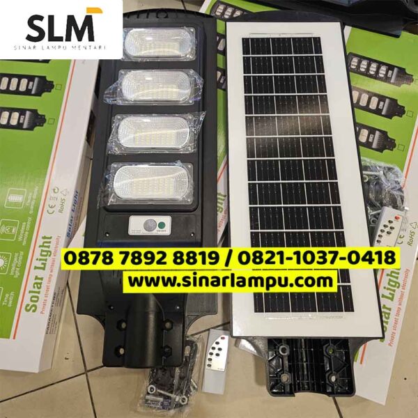 Lampu Jalan Solar Panel 200 Watt 6500K All in One