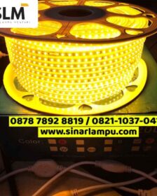 Lampu Selang LED Strips 2835 120LED 220V Warna Yellow Kuning