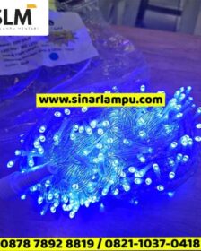 Lampu LED String Light Waterproof 30 Meter Cahaya Biru