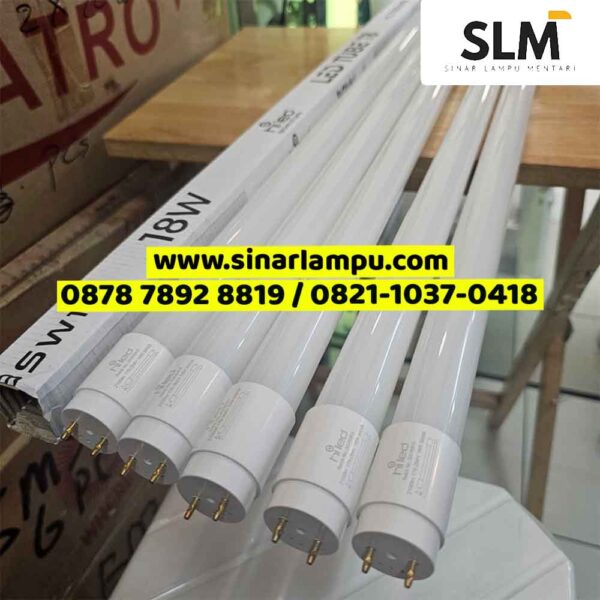Lampu TL LED 18 Watt 9000K 2100Lm 176-264V Hiled