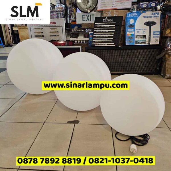 Lampu Taman Bulat Translucent Diameter 40cm 50cm 60cm