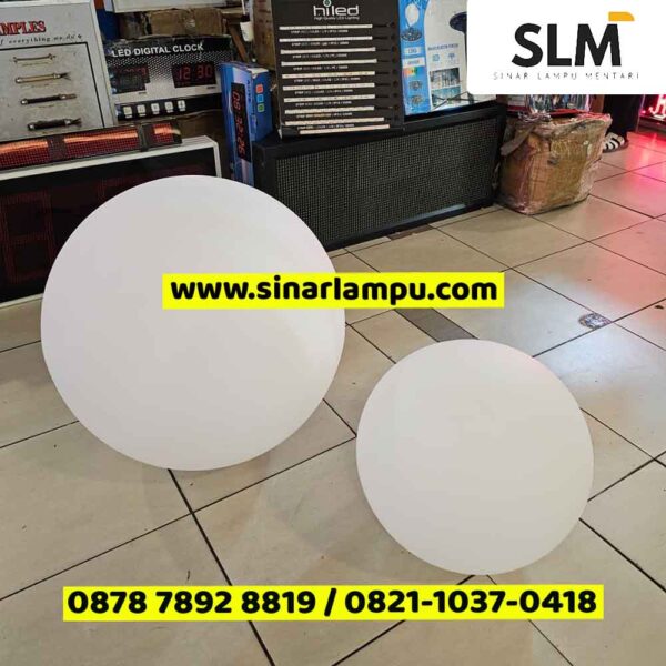 Lampu Taman Bulat Translucent Outdoor Dia. 60cm dan 40cm